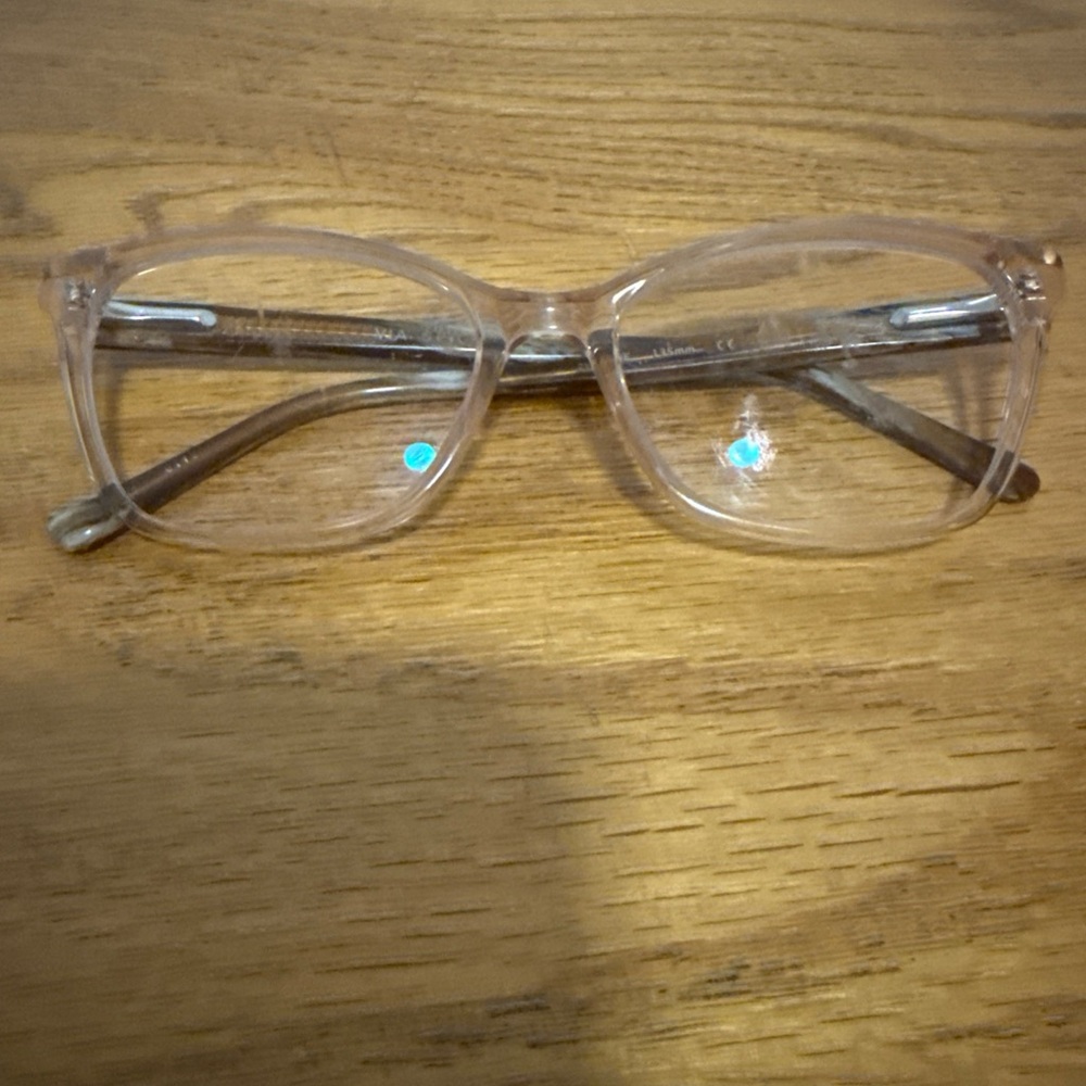 Via Spiga Dulcina Zyloware Eyeglasses FRAMES Women's Clear Full Rim 52-16-135